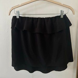 Free People Intimately Black Flowy Tube Top (Medium)